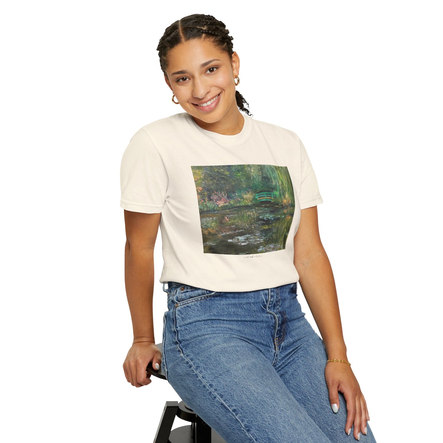 Giverny Garden Painting T-shirt