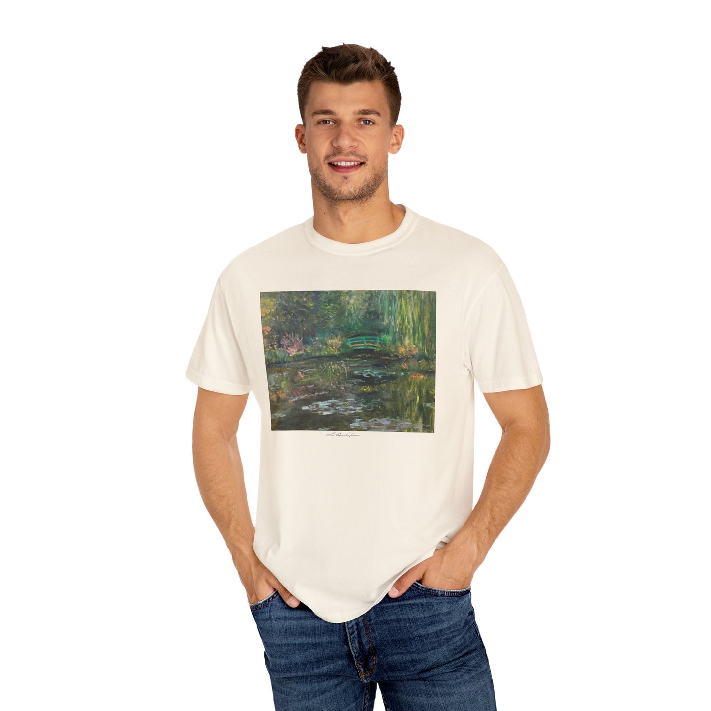 Giverny Garden Painting T-shirt