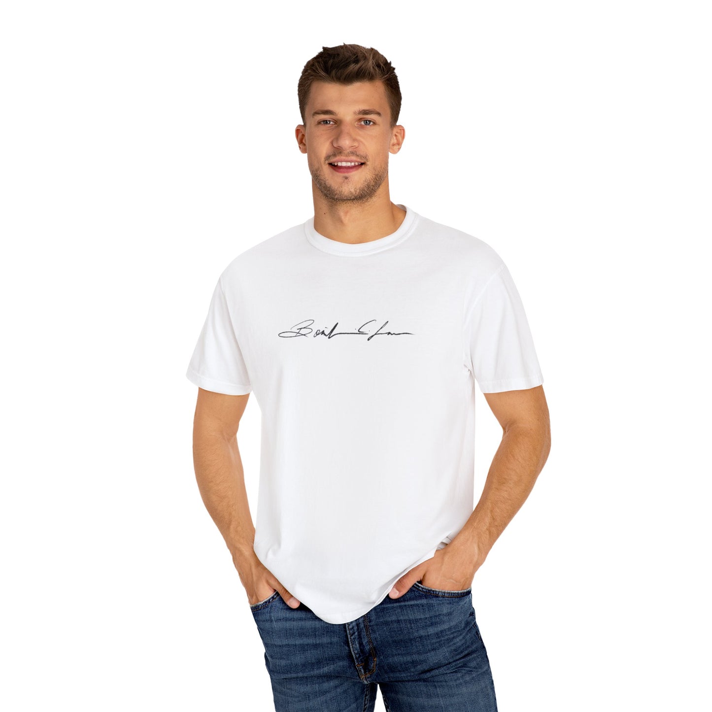 Signature Brand Unisex Garment-Dyed T-shirt