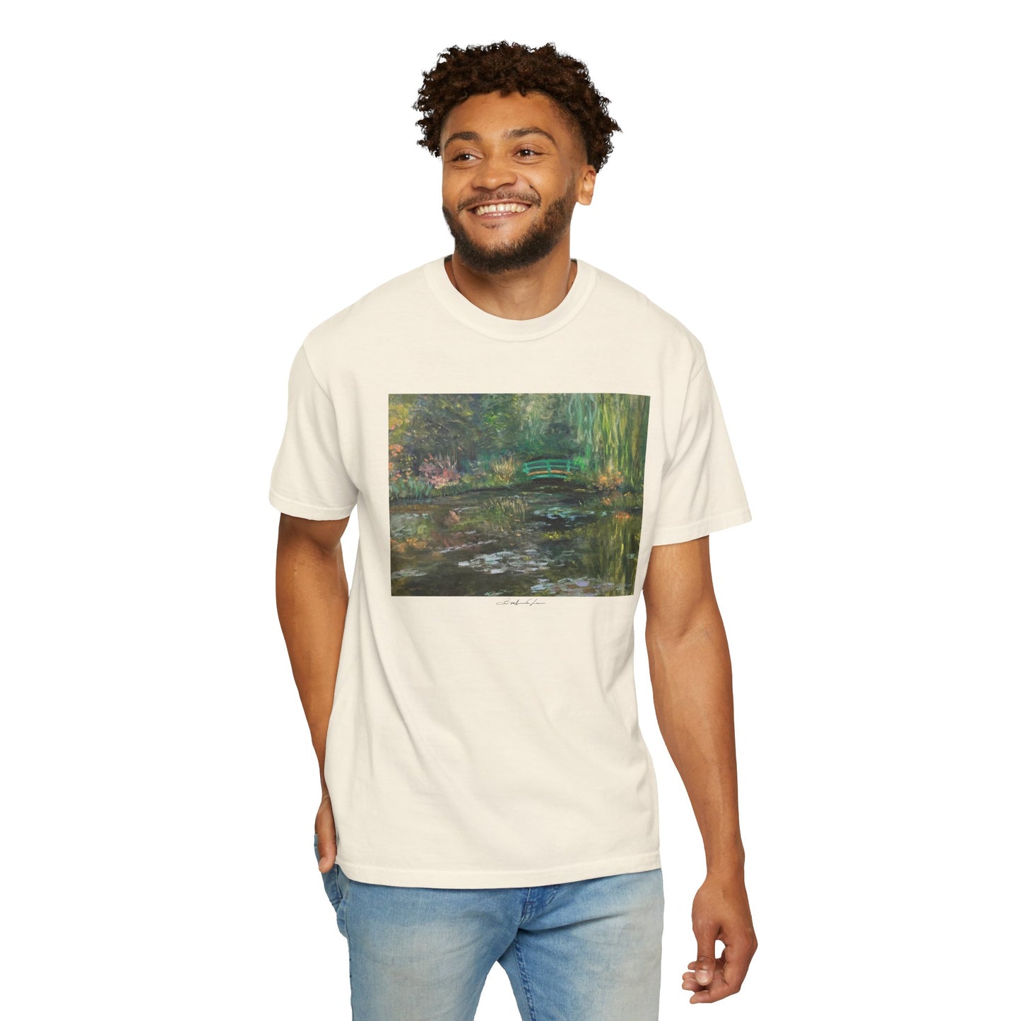 Giverny Garden Painting T-shirt